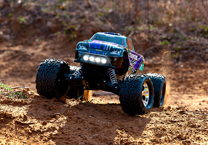 Traxxas Stampede 1/10 Scale Monster Truck 2WD with XL-5 ESC Led Lights Battery and Charger 36054-61