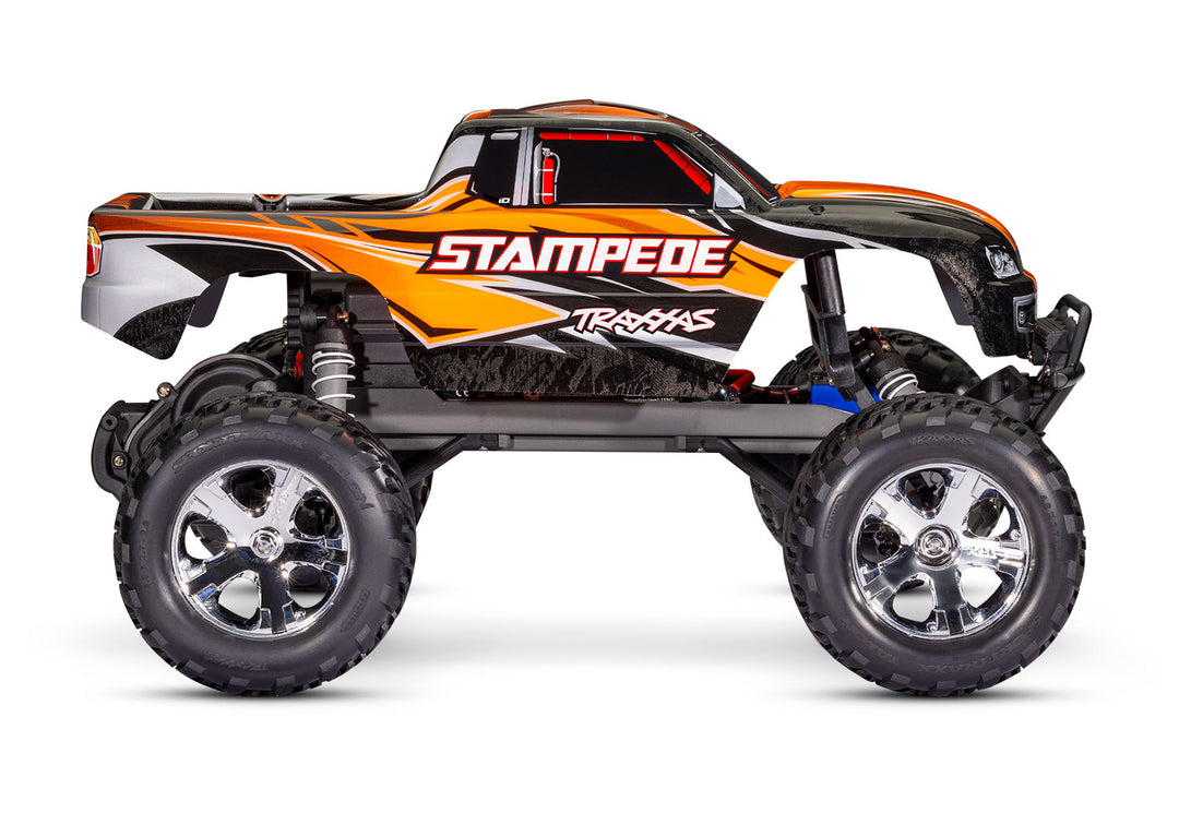 Traxxas Stampede 1/10 Scale Monster Truck 2WD with XL-5 ESC Led Lights Battery and Charger 36054-61