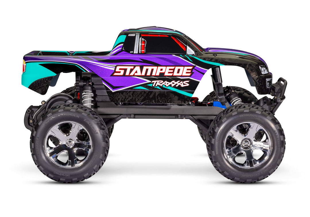 Traxxas Stampede 1/10 Scale Monster Truck 2WD with XL-5 ESC Led Lights Battery and Charger 36054-61