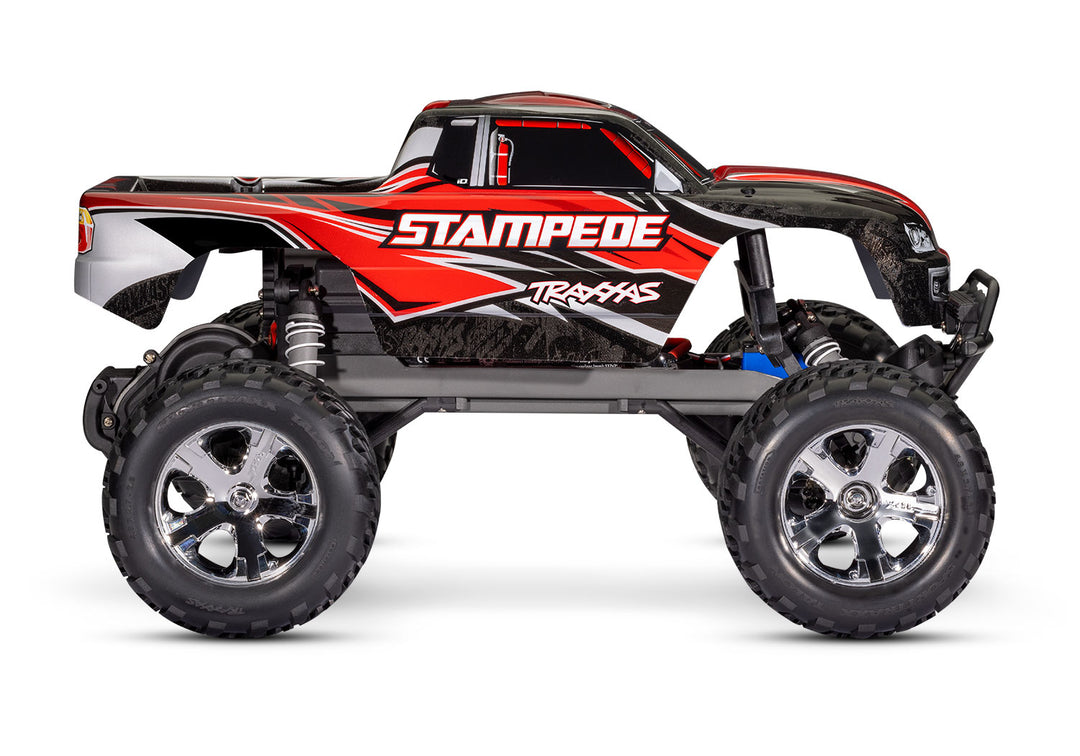 Traxxas Stampede 1/10 Scale Monster Truck 2WD with XL-5 ESC Led Lights Battery and Charger 36054-61