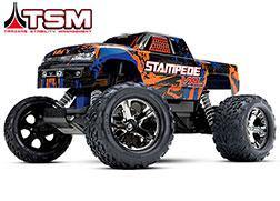 Traxxas 36076-4-GRN Stampede® VXL:  110 Scale Monster Truck with TQi Traxxas Link™ Ebled 2.4GHz Radio System & Traxxas Stability Magement (TSM)®