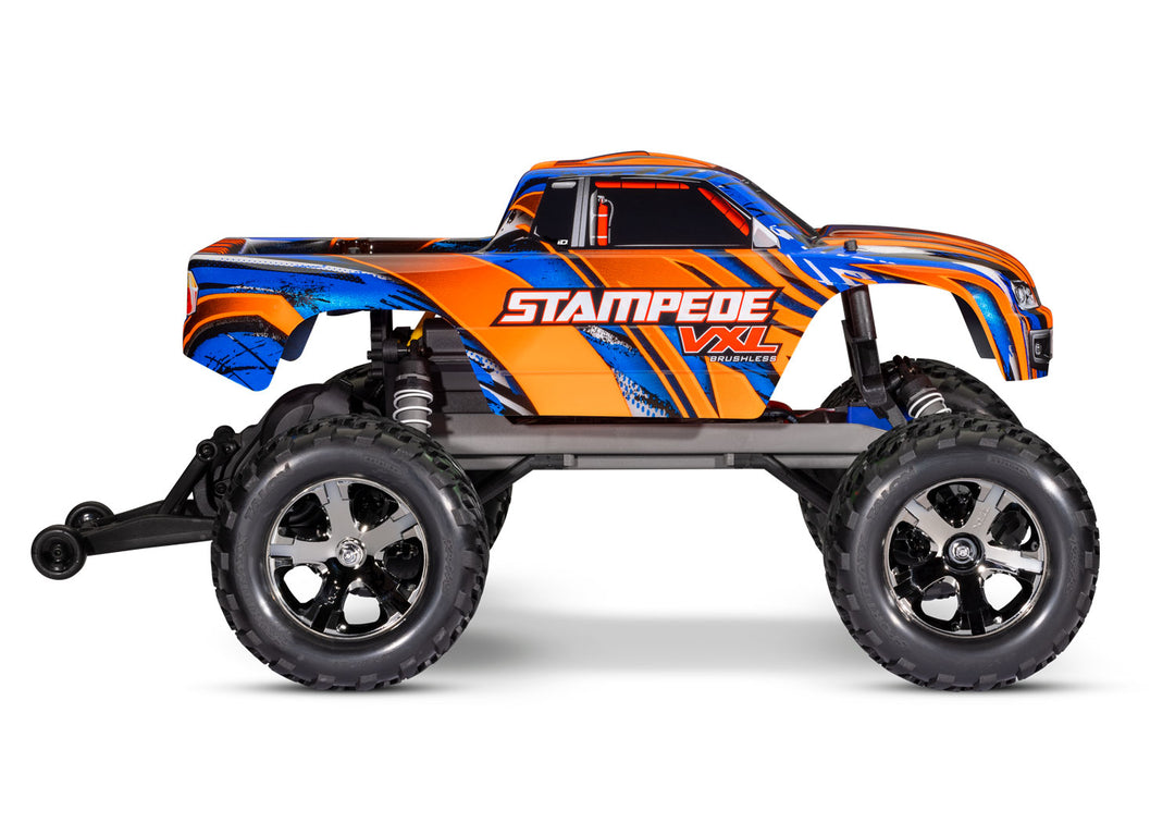 Traxxas Stampede 1/10 Scale Monster Truck 2WD With VXL 3S ESC Pro Series Magnum 272R Transmission 36076-74