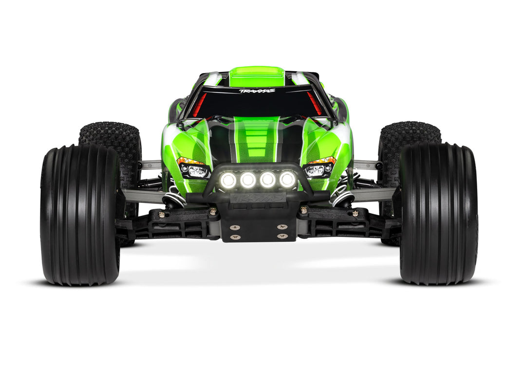 Traxxas Rustler 1/10 Scale Monster Truck 2WD with XL-5 ESC Led Lights Battery and Charger 37054-61