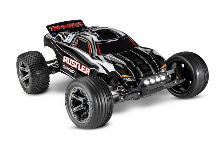 Traxxas Rustler 1/10 Scale Monster Truck 2WD with XL-5 ESC Led Lights Battery and Charger 37054-61