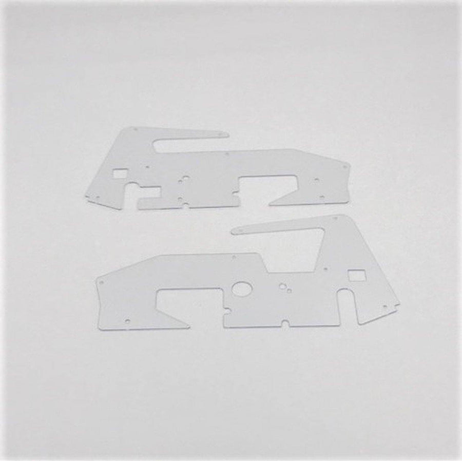 1RC Racing Body Side Panels, LH/RH, Clear, 1/18 Sprint - Excel RC