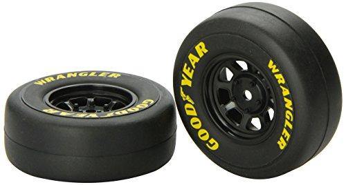 Traxxas 7378 Tires and wheels assembled glued (8-spoke wheels black 1.9 Goodyear Wrangler tires) (2) - Excel RC