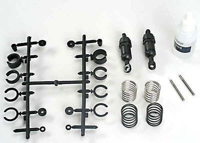 Traxxas 4260 Ultra Shocks (black) (short) (complete w spring preload spacers & springs) (2) -Discontinued - Excel RC