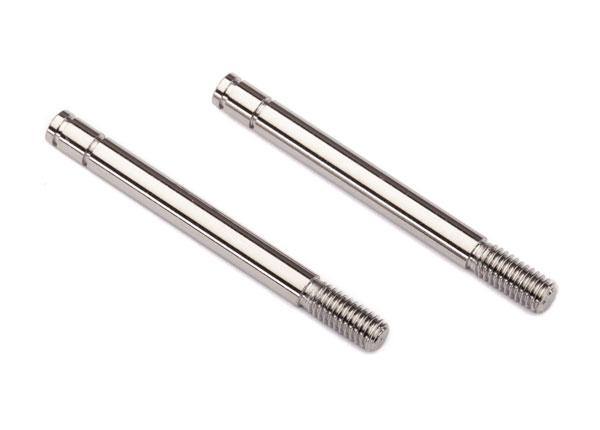 Traxxas 4262 Shock shafts steel chrome finish (32mm) (2) - Excel RC