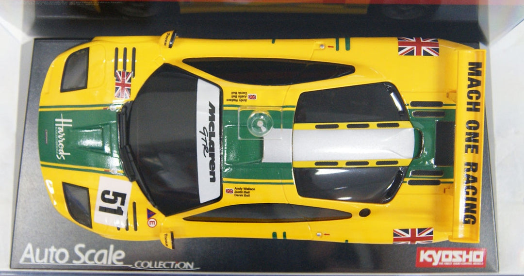 Kyosho Mini-Z ASC MR-03W-MM McLaren F1 GTR No. 51 LM 1995 ASC Autoscale Body