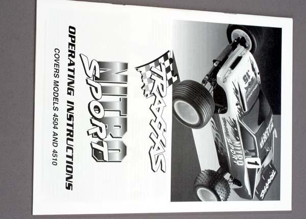 Traxxas 4599 Owner's Manual Nitro Sport -Discontinued - Excel RC