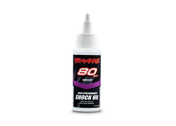 Traxxas Oil, shock (80 wt, 1,000 cSt, 60cc) (silicone) - Excel RC