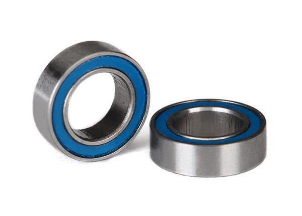 Traxxas 5105 Ball bearings blue rubber sealed (6x10x3mm) (2) - Excel RC