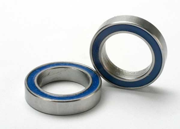 Traxxas 5120 Ball bearings blue rubber sealed (12x18x4mm) (2) - Excel RC