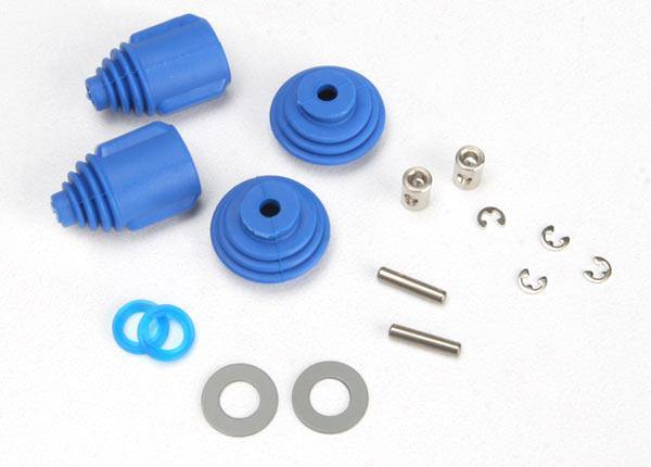 Traxxas 5128 Rebuild kit (for Jato® steel constant-velocity driveshafts) (includes pins dustboots gaskets e-clips x-rings lube and hardware for 2 driveshaft assemblies) -Discontinued - Excel RC
