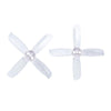 Gemfan 2036 Hulkie Durable 4 Blade (3 Hole) Clear 4L&4R - Excel RC