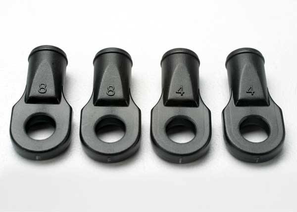 Traxxas 5348 Rod ends Revo® (large for rear toe link only) (4) - Excel RC