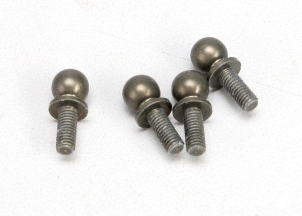 Traxxas 5529X Ball studs aluminum hard-anodized PTFE-coated (4) (use for inner camber link mounting) - Excel RC