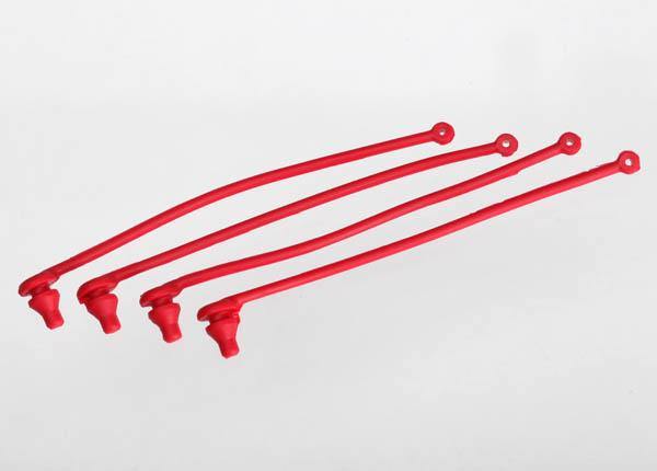 Traxxas 5752 Body clip retainer red (4) - Excel RC