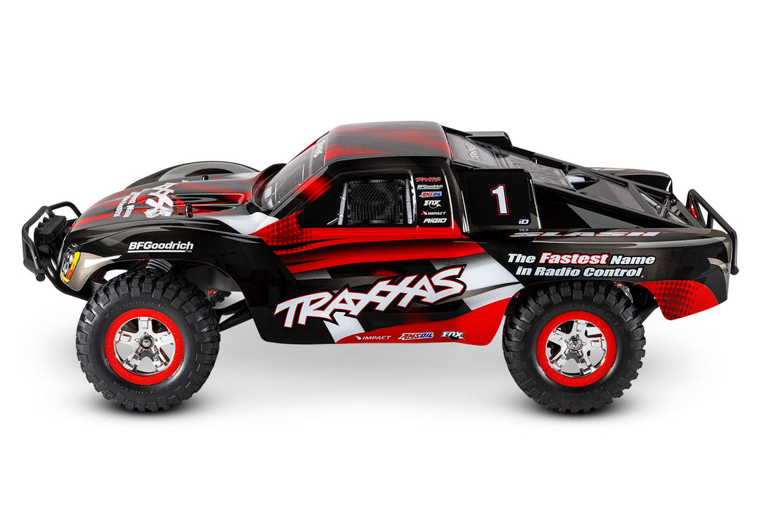 Traxxas Slash 1/10 Scale Short Course Truck 2WD with XL-5 ESC Led Lights Battery and Charger 58034-61