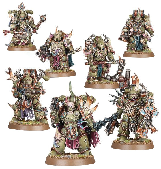 Warhammer 40K: Chaos Space Marine Death Guard Plague Marines