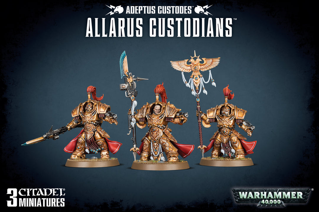 Warhammer 40K: Adeptus Custodes Allarus Custodians