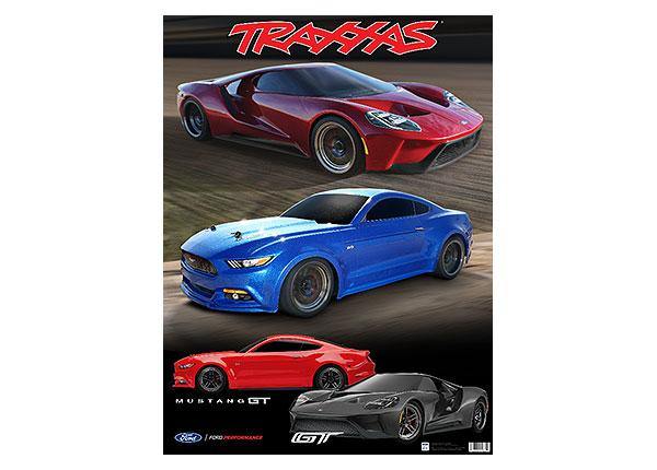 Traxxas 61882 FORD GT 36X48 WINDOW CLING - Excel RC