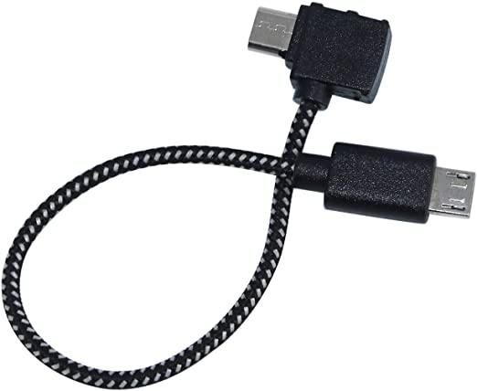 Remote Control Cable for Spark and Mavic Micro USB to Reverse USB for Tablet