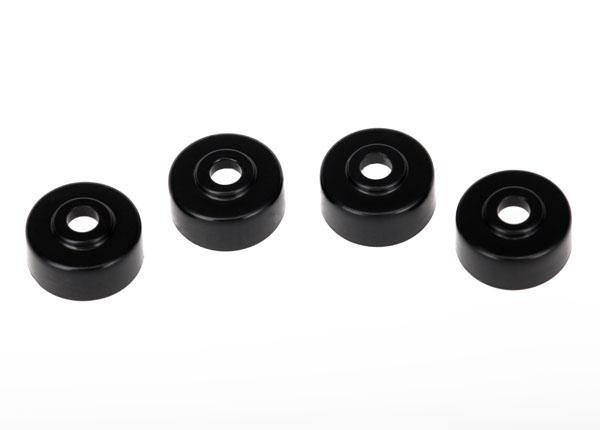 Traxxas 6234 Motor caps (4) (black) - Excel RC