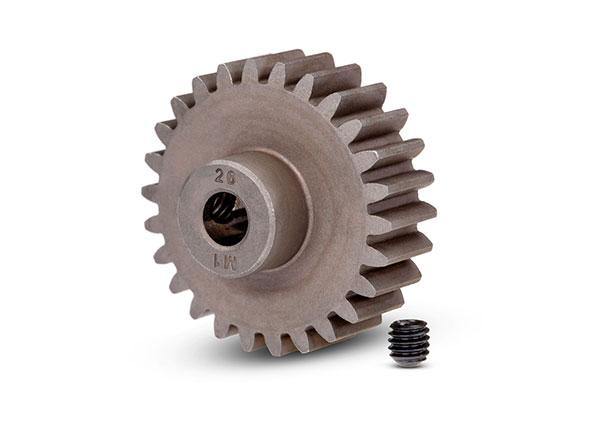 Gear, 26-T pinion (1.0 metric pitch) (fits 5mm shaft)/ set screw - Excel RC