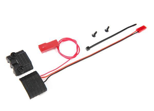Connector, power tap (with voltage sensor)/ wire tie/ 2.6x8 BCS (2) - Excel RC