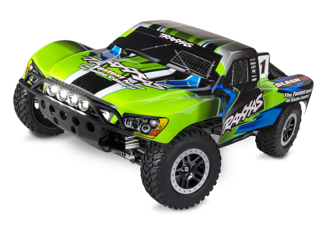 Traxxas Slash 1/10 Scale Short Course Truck 4WD with XL-5 ESC Led Lights Battery and Charger 68054-61