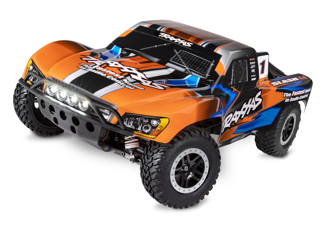 Traxxas Slash 1/10 Scale Short Course Truck 4WD with XL-5 ESC Led Lights Battery and Charger 68054-61