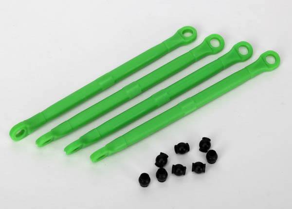 Traxxas 7138G Toe link front & rear (molded composite) (green) (4) hollow balls (8) - Excel RC