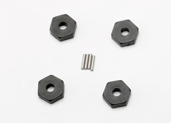 Traxxas 7154 Wheel hubs hex (4) axle pins (1.5x8mm) (4) - Excel RC
