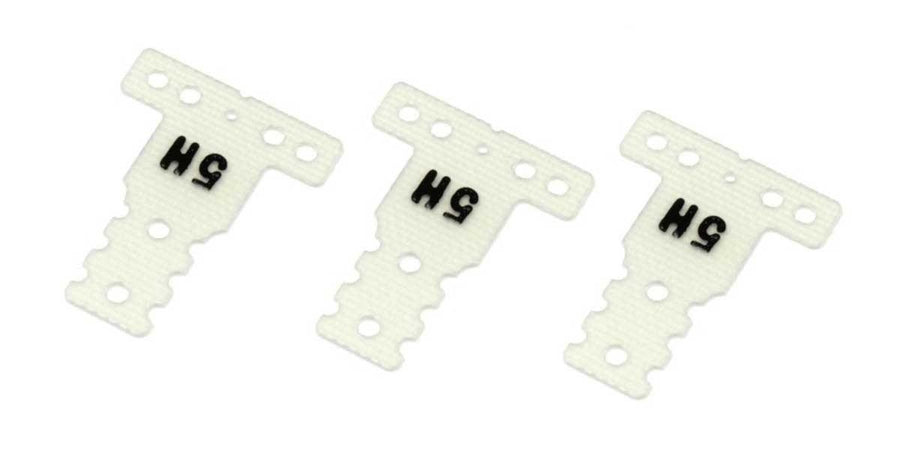 Kyosho MZW437H FRP RearSus.Plate (0.5 Hard/3pcs/MR03MM/LM/MM2) - Excel RC