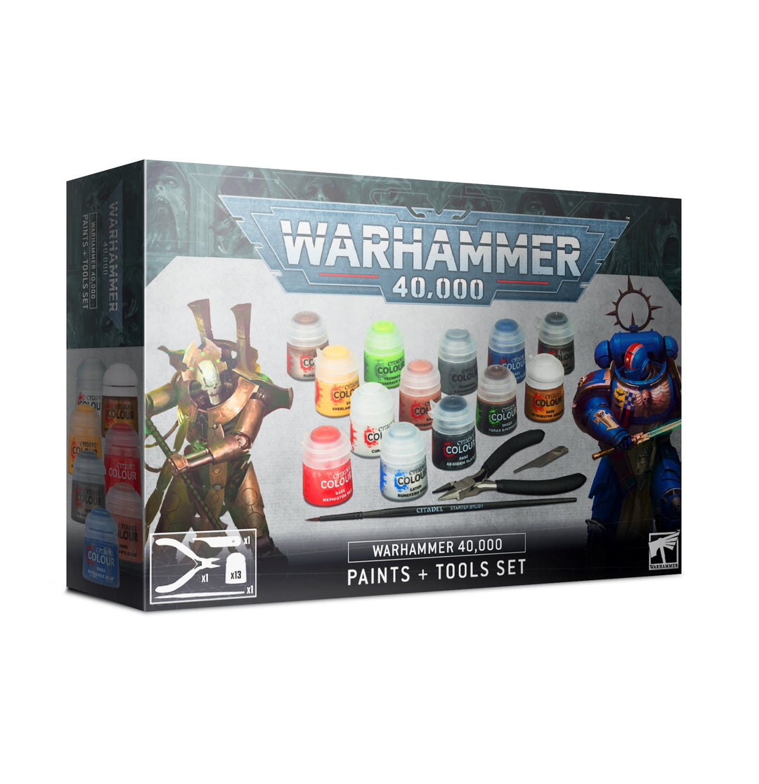 Warhammer 40K Paints & Tools Set
