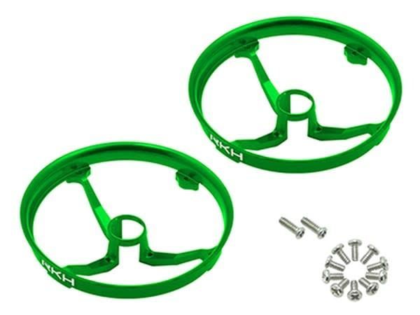 Rakon CNC AL Propeller Guards (Green) - Blade Inductrix 31mm