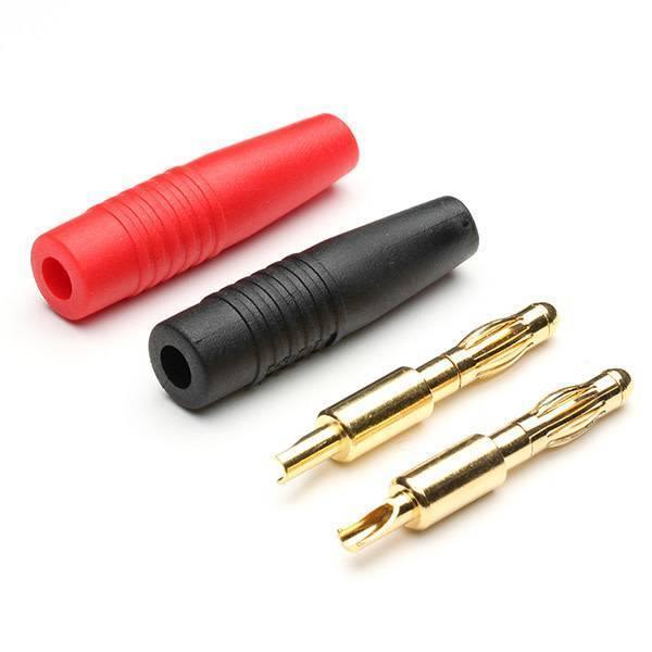 Excel RC 4MM banana connectors  black and red - Excel RC