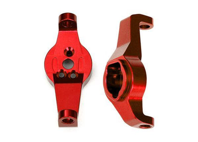 Traxxas 8232R Caster blocks 6061-T6 aluminum (red-anodized) left and right - Excel RC