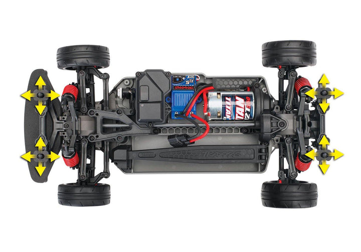 Traxxas 83024-4-R5 4-Tec® 2.0: 110 Scale AWD Chassis with TQ 2.4GHz Radio System - Excel RC