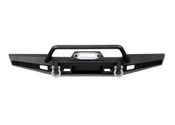 Traxxas Bumper, front, winch, wide (includes bumper mount, D-Rings, fairlead, hardware) (fits TRX-4® 1969-1972 Blazer with 8855 winch) (227mm wide) 8869 - Excel RC
