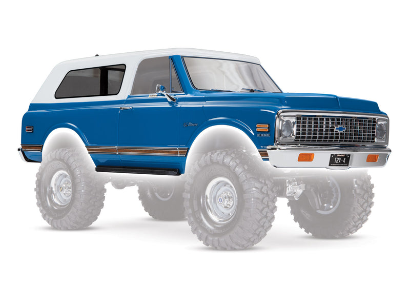 Traxxas 9111X Body Chevrolet Blazer (1972) complete (blue) (includes grille side mirrors door handles windshield wipers front & rear bumpers decals)