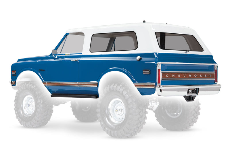 Traxxas 9111X Body Chevrolet Blazer (1972) complete (blue) (includes grille side mirrors door handles windshield wipers front & rear bumpers decals)