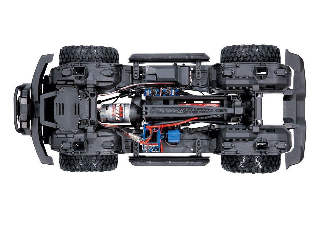 Traxxas TRX-4® Scale and Trail™ Crawler with 2021 Ford Bronco Body:  4WD Electric Truck with TQi raxxas Link™ Enabled 2.4GHz Radio System 92076-4-RED - Excel RC