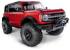 Traxxas TRX-4® Scale and Trail™ Crawler with 2021 Ford Bronco Body:  4WD Electric Truck with TQi raxxas Link™ Enabled 2.4GHz Radio System 92076-4-RED - Excel RC