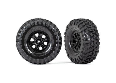 Traxxas Tires and wheels, assembled, glued (TRX-4® 2021 Bronco 1.9' wheels, Canyon Trail 4.6x1.9' tires) (2) 9272 - Excel RC