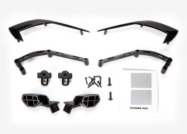 Traxxas 9317 Mirrors, side (left & right)/ mounts (left & right)/ trim, side (left & right)/ trim mounts (left & right)/ 2.6x8mm BCS (2)/ 1.6x7mm BCS (8) TRA9317 - Excel RC