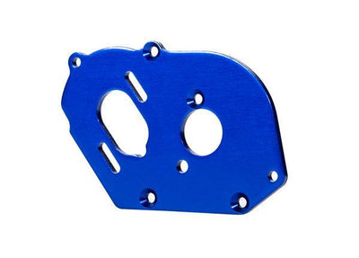 Traxxas 9490 Plate, motor, blue (3.2mm thick) (aluminum) - Excel RC