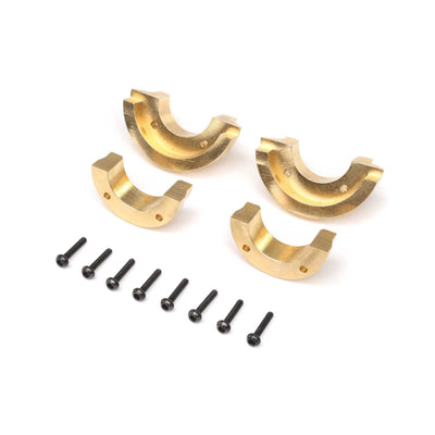Axial Brass Knuckle Weights (4) Fits SCX24, AX24 AXI302004