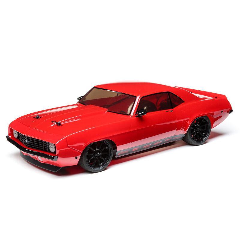 Losi 1/10 1969 Chevy Camaro V100 AWD Brushed RTR, Red LOS03033T1 - Excel RC